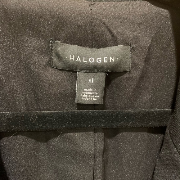 Halogen Double-Breasted Buisiness Blazer Jacket - BLK size XL - Picture 2 of 2